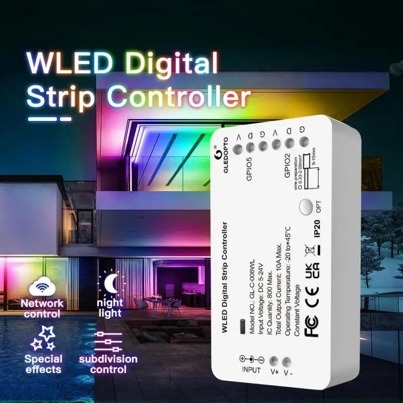 WLED  Ʈ Ʈѷ, 100   , WS2812B, WS2811, SK6812, TM1814, WS2813, WS2815
